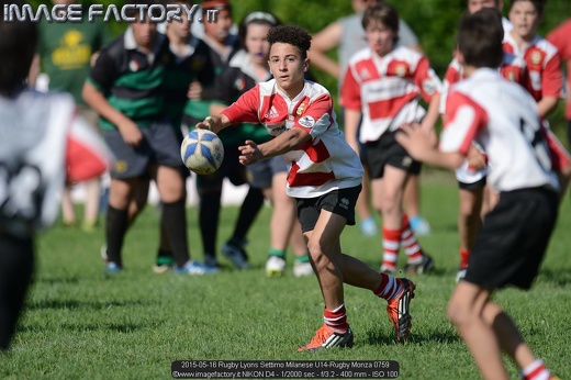 2015-05-16 Rugby Lyons Settimo Milanese U14-Rugby Monza 0759